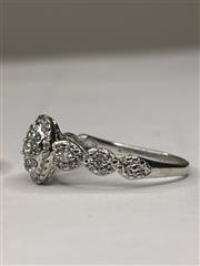 10KWG Lady's Diamond Wedding Set Size 7